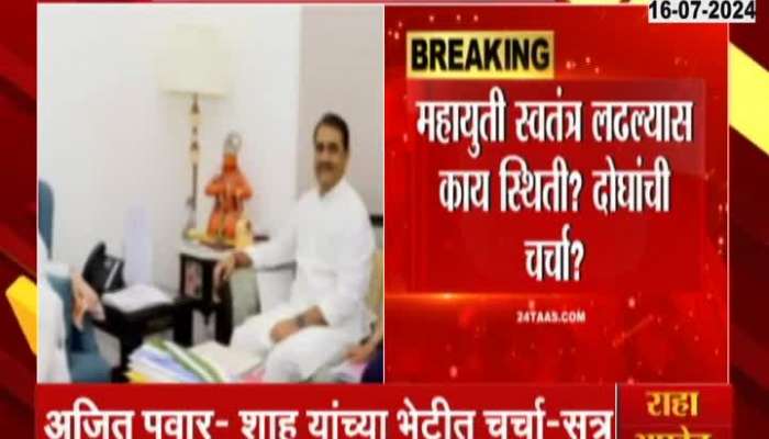 DCM Ajit Pawar Meets Amit Shah In Delhi On Upcoming Election