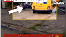 नागपुरात स्कूल व्हॅनवर ट्रान्सफॉर्मर कोसळला