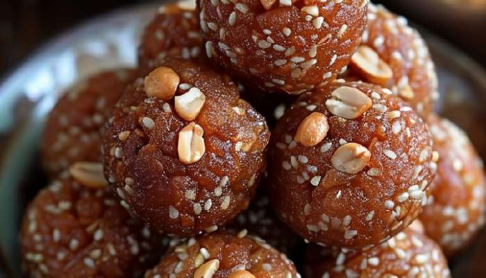 Kitchen Recipes how to make nutritious jaggery peanut laddoo at Home 