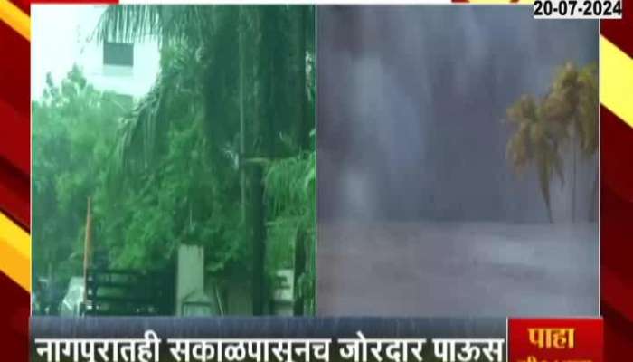 Warning of heavy rain in Vidarbha red alert for Chandrapur district