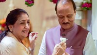 ...अन् 'गृह'मंत्र्यांपुढे अजित पवार लाजले! वाढदिवशी स्वत:च फोटो केला शेअर