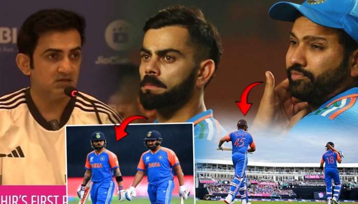 PHOTO: रोहित-विराटचं टीम इंडियामधलं भविष्य काय? गौतम गंभीरने थेटच सांगितलं, &#039;मोठ्या स्पर्धांमध्ये ते...&#039;
