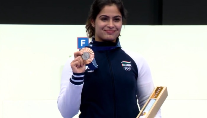 पॅरिस ऑलिम्पिकमध्ये भारताचं खातं उघडलं, Manu Bhaker ची कांस्यपदकाला गवसणी 