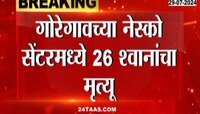 गोरेगाव नेस्को सेंटरमध्ये 26 भटक्या श्वानांचा मृत्यू