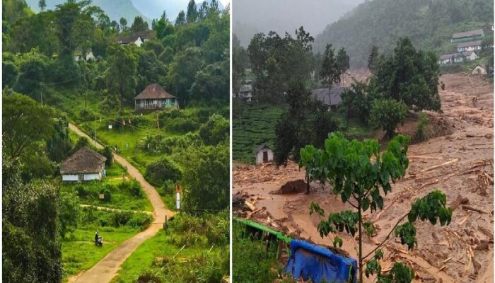 Kerala Wayanad Landslide :...अन् क्षणात होत्याचं नव्हतं झालं! पृथ्वीवरील स्वर्ग असलेले सुंदर गाव &#039;असं&#039; गेलं जमिनीच्या पोटात