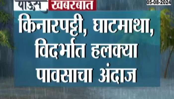 IMD Alert Low Rainfall For Next Four Day  In Maharashtra