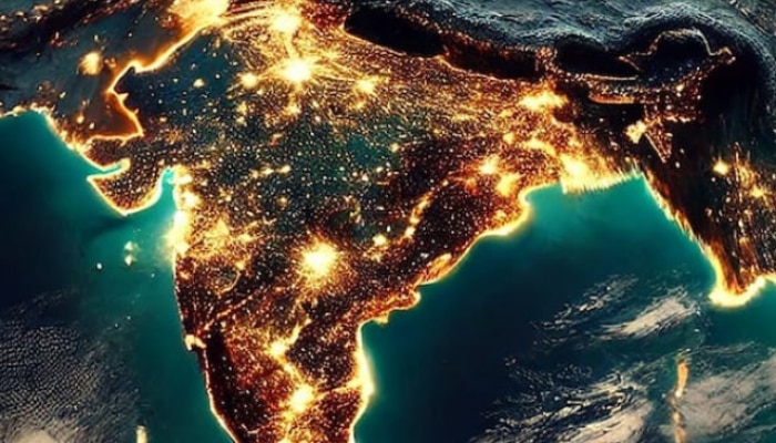  How Look India from Space AI Image 