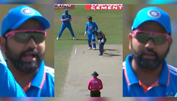 Rohit Sharma: भर मैदानात गाणं गाऊ लागला रोहित शर्मा; स्टंप माईकमध्ये कैद हिटमॅनचा सुरेल आवाज