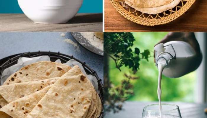 know the benefits of Eating milk and basi chapati in the morning 