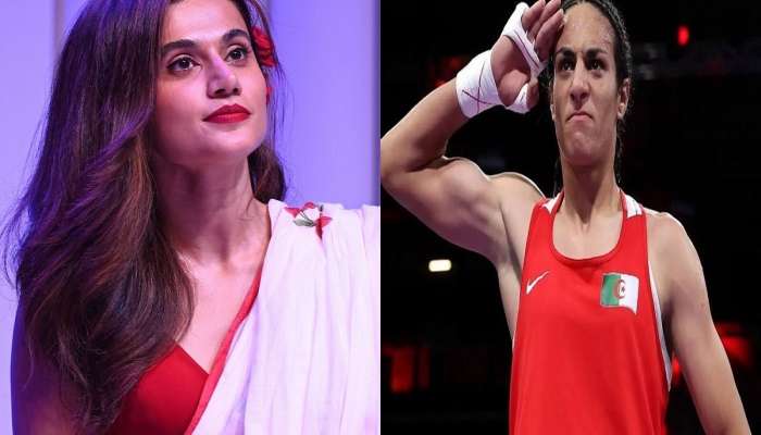 इमाने खलीफच्या सपोर्टमध्ये उतरली अभिनेत्री तापसी पन्नू, म्हणाली 'उसेन बोल्ट आणि मायकल फेल्प्सला पण बॅन करा'