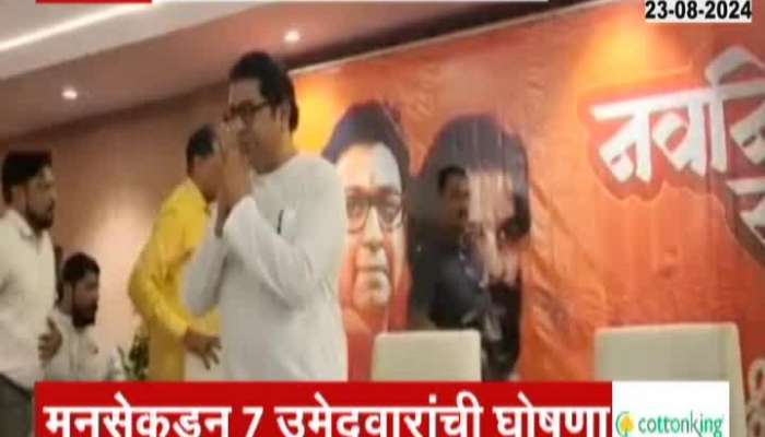 MNS announces 7 candidates for Assembly Maharashtra politics