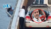 एका बाजुने वेगाने येणारी पोलीस व्हॅन दुसरीकडे महिलेची उडी,मुंबईच्या 'स्पायडर मॅन'ने 