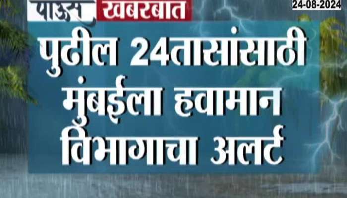  Chance of heavy to very heavy rain in Mumbai Met department alert in Mumbai for next 24 hours