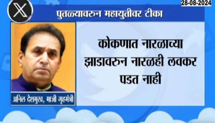 Anil Deshmukh Allegation on Mahayuti