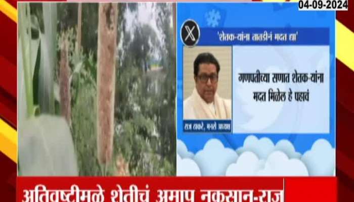 Raj Thackeray Post On X Urgent Help To Farmers For Crops Damage