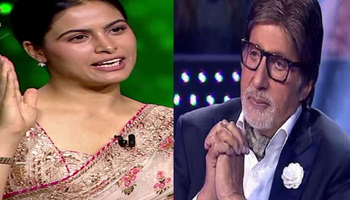 मनू भाकरने KBC मध्ये म्हटला अमिताभ यांचा ढासू डायलॉग, ऐकून बिग बी ही थक्क Video 