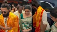 VIDEO : दीपिका पदुकोण-रणवीर सिंग पोहोचले सिद्धिविनायक मंदिरात