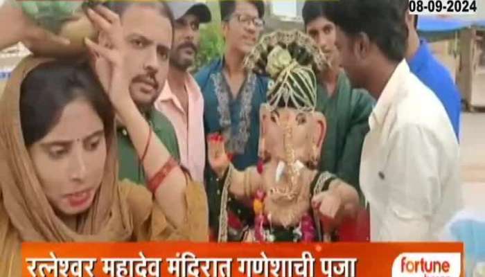 Ganeshotsav celebration in Pakistan at Mahadev temple in Karachi