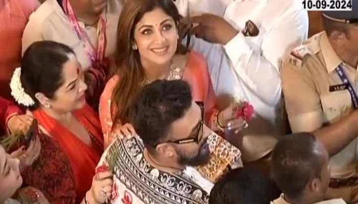 Actor Shilpa Shetty At Lalbagcha Raja Ganpati Darshan