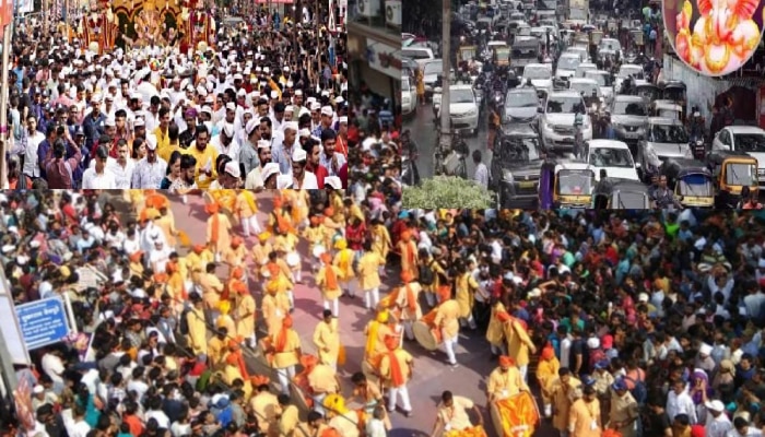 Pune Ganesh Visarjan 2024 : पुणेकरांसाठी महत्त्वाची बातमी! अनंत चतुदर्शीला गणपती मिरवणुकांसाठी शहरातील 17 रस्ते बंद 