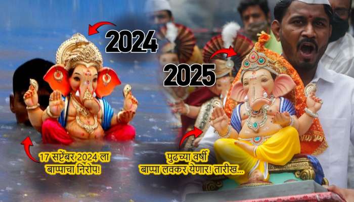 Ganpati 2025 Date: होय! पुढल्या वर्षी बाप्पा लवकरच येणार.. गणेश चतुर्थी 2025 ची तारीख पाहिली का?