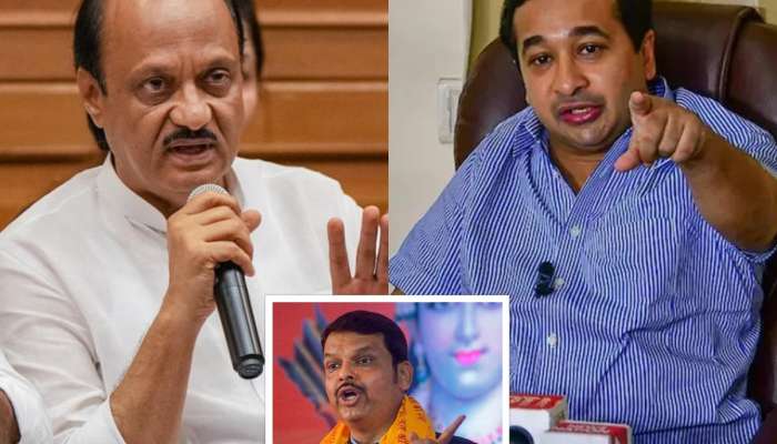 'गणेश विसर्जनावर दगडफेक...', केंद्राकडे तक्रार करणाऱ्या अजित पवारांना नितेश राणेंचं उत्तर, फडणवीस म्हणाले 'हिंदुत्वासाठी तडफेने...'