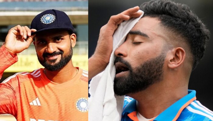 Mohammed siraj and akash deep viral photo laugh on Social Media 