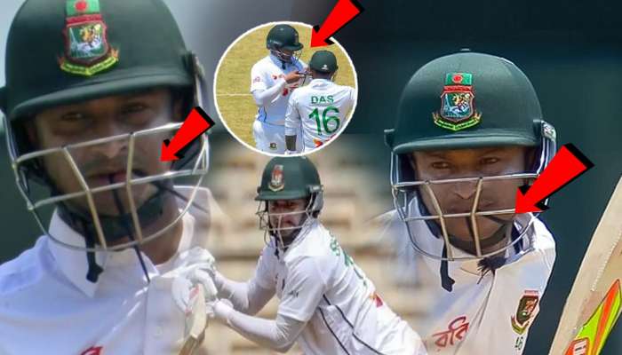 ...म्हणून Shakib Al Hasan गळ्यातली दोरी चावत भारताविरुद्ध करतोय बॅटिंग; खरं कारण समोर