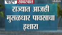 राज्यात आजही मुसळधार पावसाचा इशारा, परतीच्या पावसाने उडवली दाणादाण 