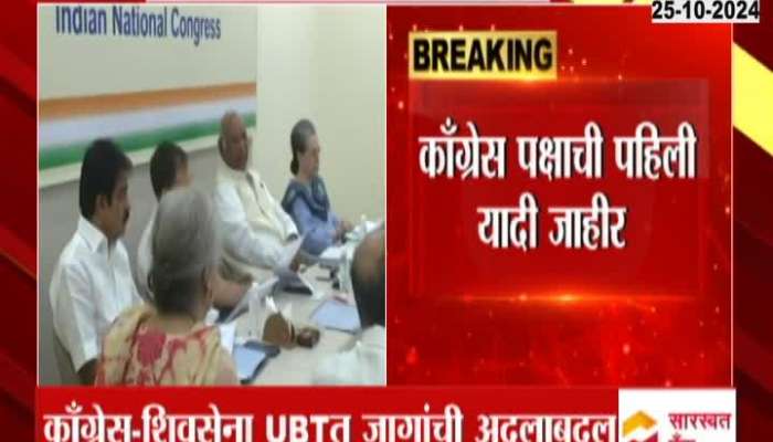 First list of 48 candidates of Congress party announced