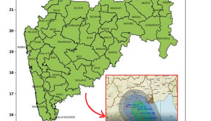 Weather News : यंदाची दिवाळी पावसाळी;  ताशी 120 Km नं धडकलेल्या &#039;दाना&#039; चक्रीवादळाचा मुंबईवरही परिणाम 