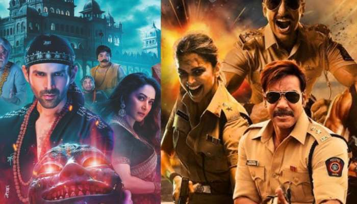 Box Office Report: &#039;भुलभूलैया 3&#039; की &#039;सिंघम अगेन&#039;; कोणत्या चित्रपटाने मारली बाजी? कमाईचे खरे आकडे आले समोर