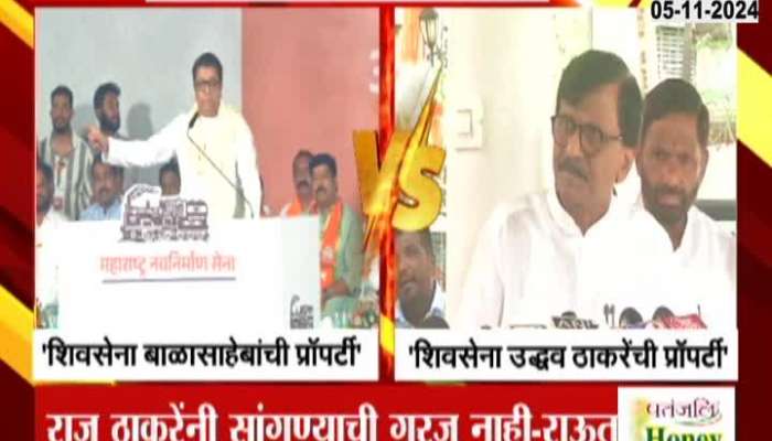 Maharashtra Assembly Election Sanjay Raut Revert Raj Thackeray