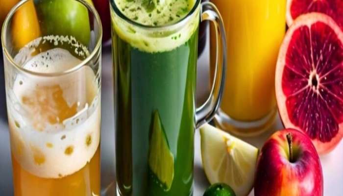 Fruit and vegetable juices are very beneficial for cleaning the intestines 