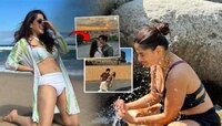 मराठमोळ्या सेलिब्रिटी कपलचं Romantic Liplock... बायकोनेच शेअर केले Photos