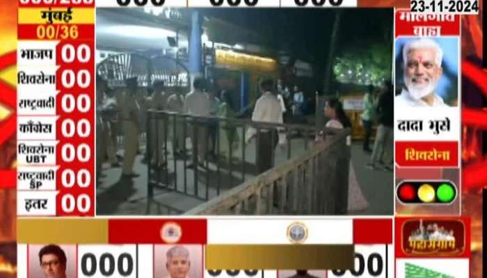 Heavy police presence at Bhandup polling station since early morning