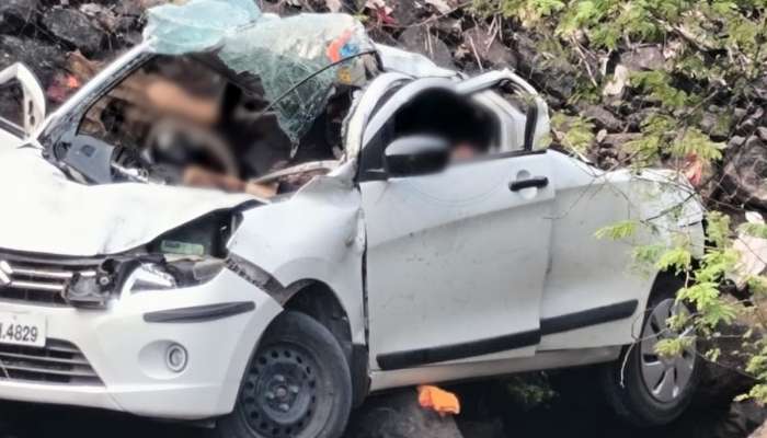 Accident News : मुंबई गोवा महामार्गावर भीषण अपघात; पती- पत्नीचा जागीच मृत्यू; घटनास्थळाची दृश्य मन विचलित करणारी 