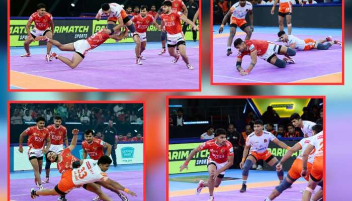 Pro Kabaddi League: संघर्षपूर्ण लढतीत पुणेरी पलटणचा विजय गुजरात जाएंटसवर एका गुणाने केली मात! 