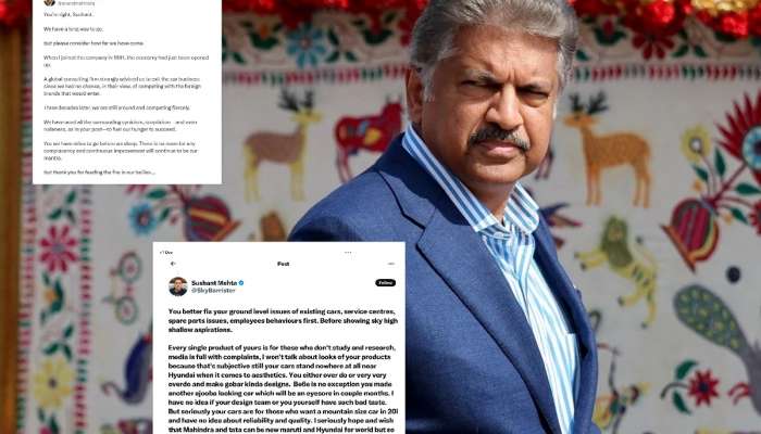 'तुमच्या कार गुणवत्तेची कल्पना नसणाऱ्यांसाठी', तरुणाच्या पोस्टला आनंद महिंद्रांचं सडेतोड उत्तर; 'तुमच्या असभ्यपणाचा...'