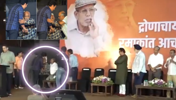 VIDEO: सचिन भेटायला आला पण विनोद कांबळी उभाही राहू शकला नाही; मैत्रीतला भावूक क्षण राज ठाकरेही पाहतच राहिले!