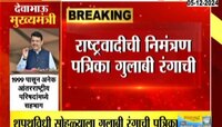 Maharashtra CM Oath Ceremony | शपथविधी सोहळ्यावर गुलाबी रंगाची छटा... पाहा 