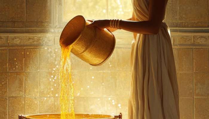 What is benefits of bathing with turmeric water