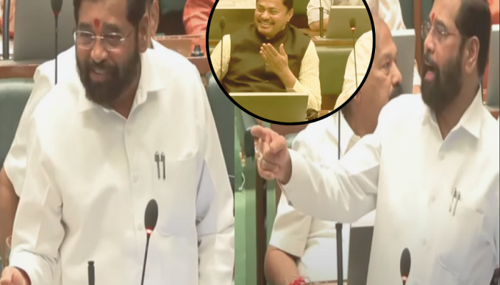 Video : 'ना ना करते प्यार तुम्ही से कर बैठे', विधानसभेत DCM शिंदेंचा फिल्मी अंदाज; नाना पटोलेंनाही हसू अनावर