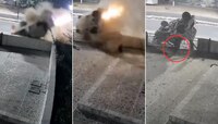 भयंकर! 8 वेळा पलटली SUV कार, बाहेर येताच म्हणाले, 'जरा चहा पाजा... ' Accident Video 
