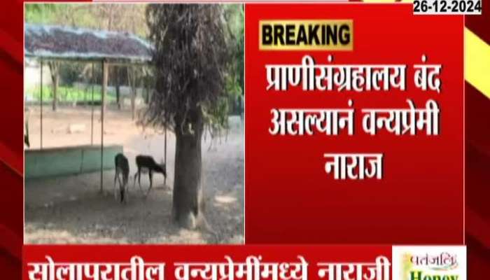 Solapur Zoo Closed From Last Five Years