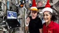 अंतराळात खरंच अडकला आहात की...? Sunita Williams च्या ख्रिसमस फोटोंमुळं वाद