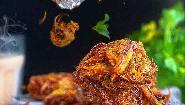 how to make crispy and oil free bhaji recipe in marathi