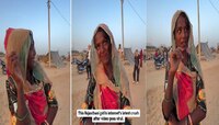 बॉलिवूडच्या 100 अभिनेत्रींना खाऊन टाकेल या राजस्थानी तरुणीचं सौंदर्य; Viral Video