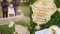 सोहानं वडिलांच्या थडग्यावर ठेवला केक; लोक संतापून म्हणाले, 'इस्लाममध्ये हे मान्य नाह