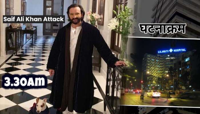 Saif Ali Khan Attack: सैफवर एकूण 6 वार, पाठीत चाकू खुपसलेल्या अवस्थेत...; पोलिसांचं म्हणणं काय?